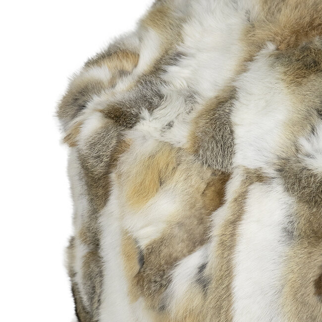 Mars & More poef konijn mix bruin 40x40x40cm