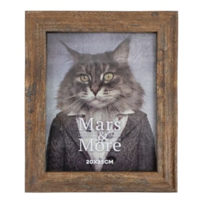Mars & More fotolijst geprint hout natuur 20x25cm
