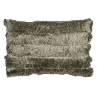 Mars & More groot kussen franjes goud 40x60cm