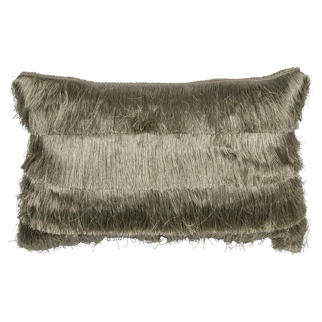 Mars & More half kussen franjes goud 30x50cm