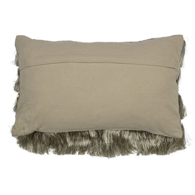 Mars & More half kussen franjes goud 30x50cm