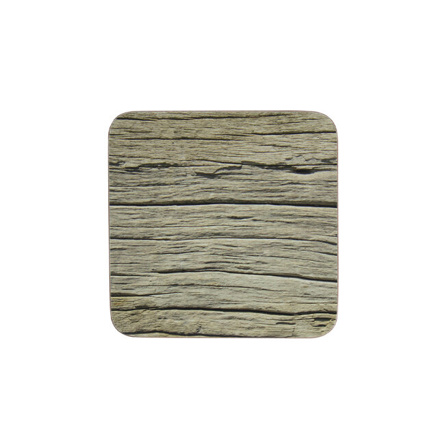 Mars & More onderzetter oud hout 10x10cm (6)*