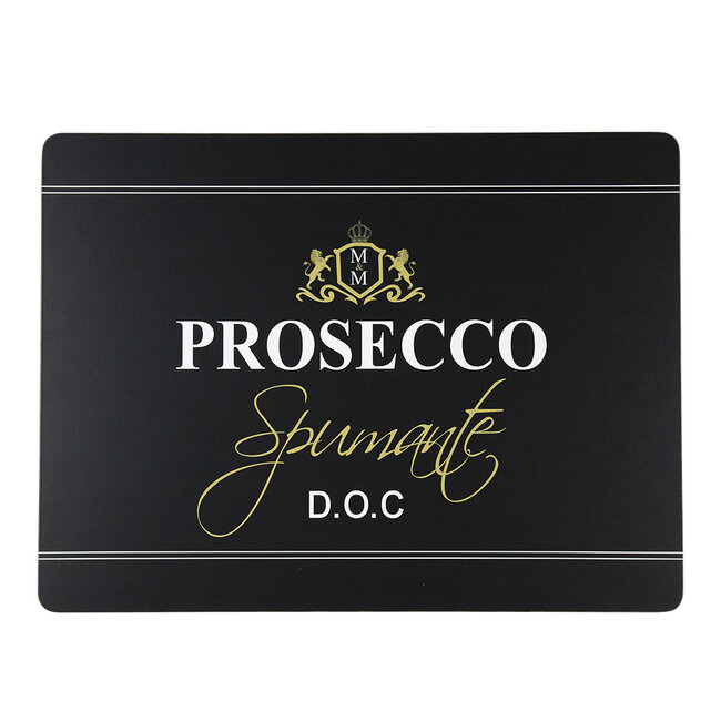 Mars & More placemat wijn prosecco zwart 30x40cm (4)