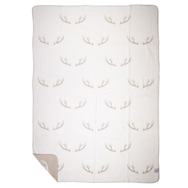 Mars & More plaid gewei beige xl 150x200cm