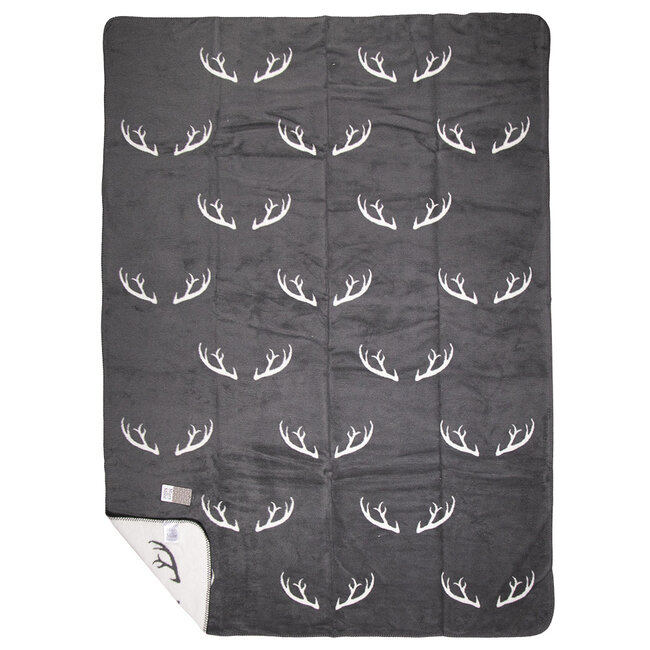 Mars & More plaid gewei grijs xl 150x200cm