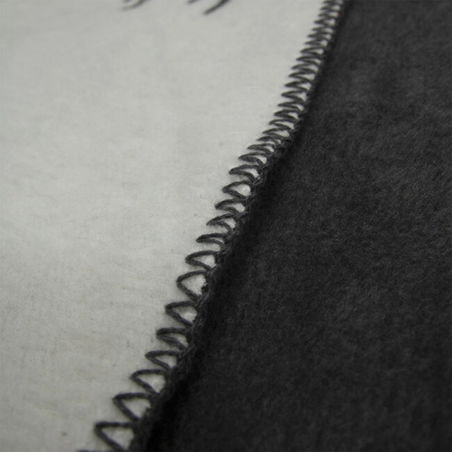 Mars & More plaid gewei grijs xl 150x200cm