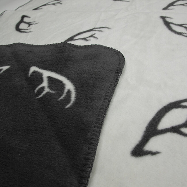 Mars & More plaid gewei grijs xl 150x200cm