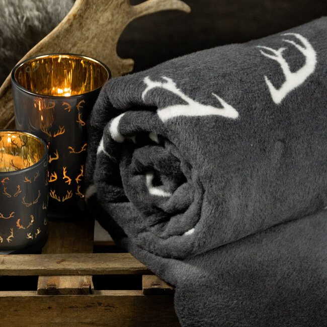 Mars & More plaid gewei grijs xl 150x200cm