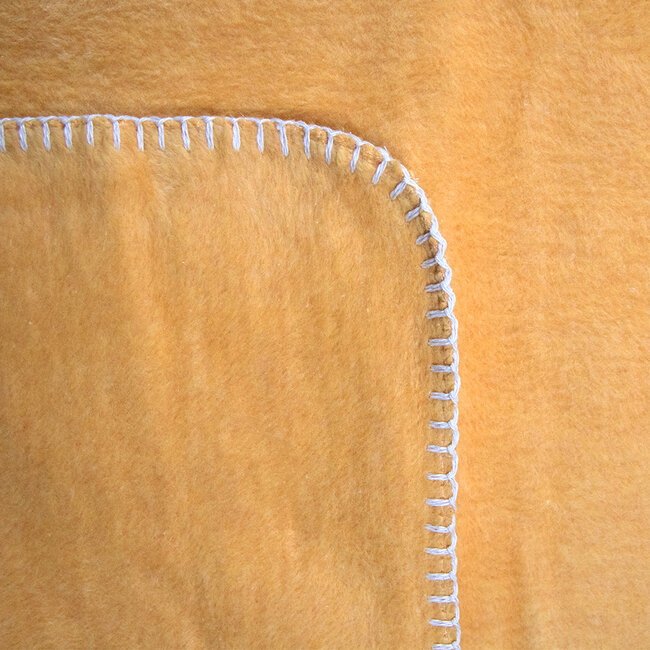 Mars & More plaid uni geel 150x200cm