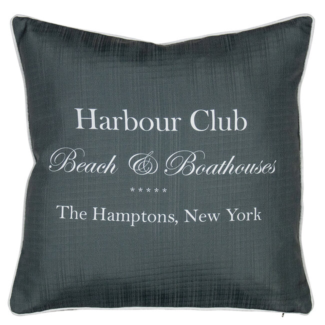 Mars & More buitenkussen harbour club grijs 50x50cm