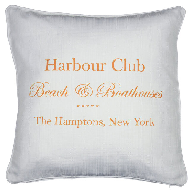 Mars & More buitenkussen harbour club wit 50x50cm