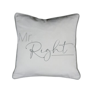 Mars & More kussen katoen mr right 45x45cm*