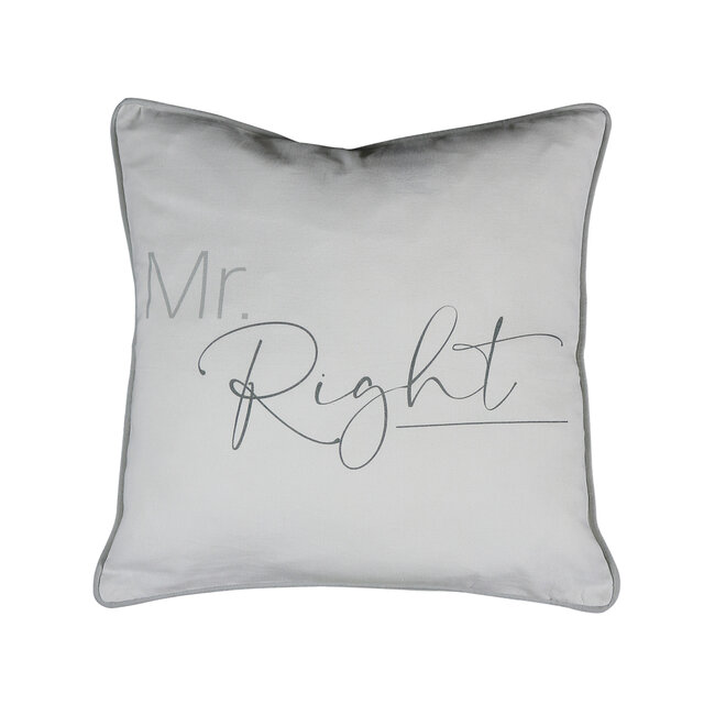 Mars & More kussen katoen mr right 45x45cm*