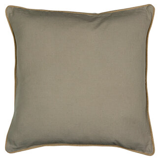Mars & More kussen beige met jute bies 55x55cm*