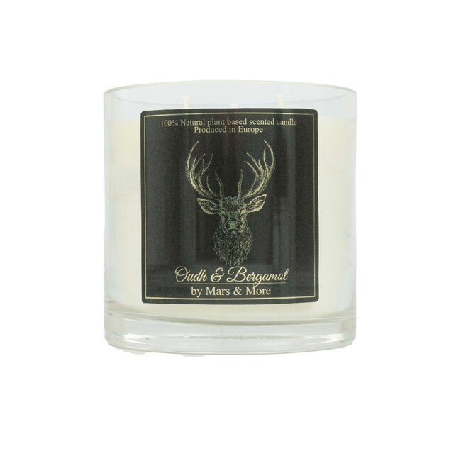 Mars & More geurkaars oudh bergamot h12 d12