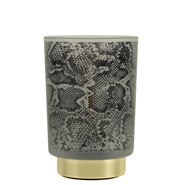 Mars & More led tafellamp slang grijs 15cm 3V  (excl. 2xAAA)*