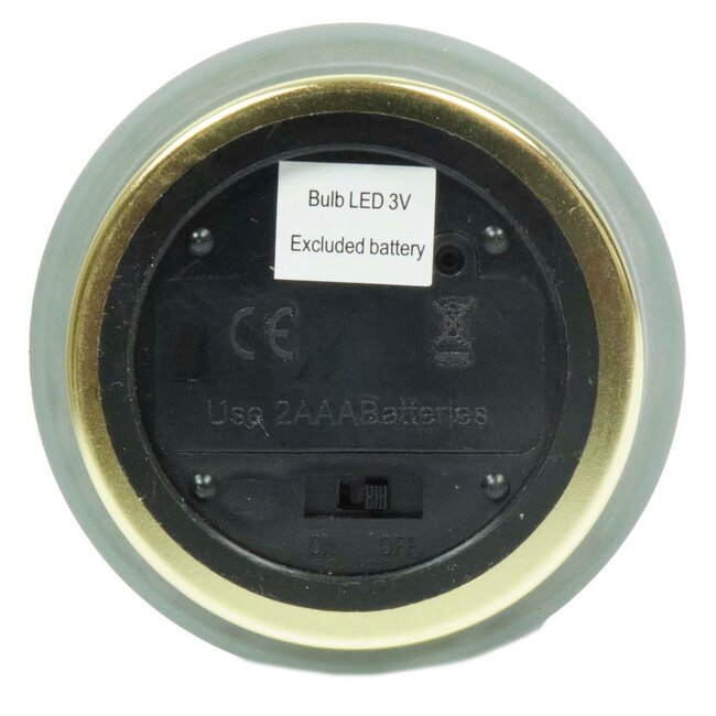 Mars & More led tafellamp slang grijs 15cm 3V  (excl. 2xAAA)*