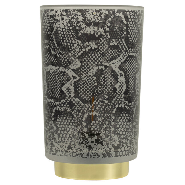 Mars & More led tafellamp slang grijs 20cm 3V  (excl. 2xAAA)*