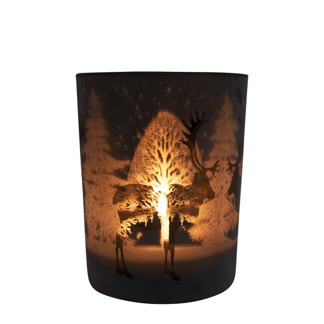 Mars & More Theelichthouder Rendier brons medium 12cm