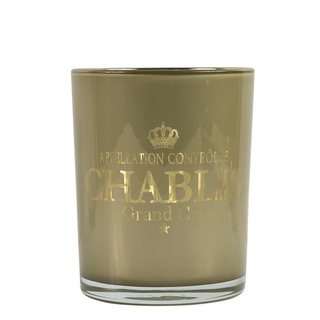 Mars & More Theelichthouder wijn chablis taupe medium 12cm