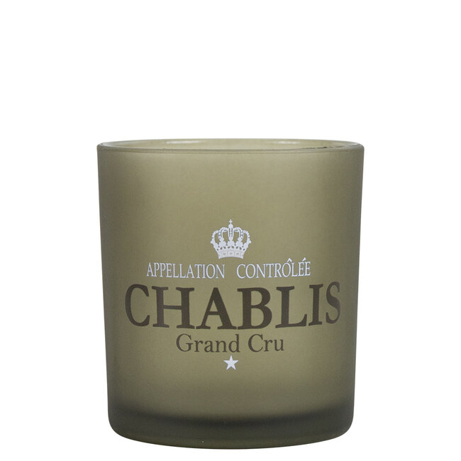 Mars & More Theelichthouder wijn chablis taupe small 8cm