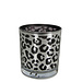 Mars & More Theelichthouder zilver leopard small 8cm*