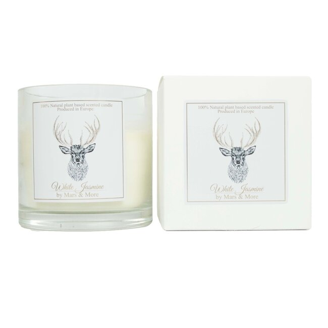 Mars & More geurkaars white jasmine h12 d12