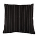 Linen & More Cushion zware krijtstreep 50x50 zwart