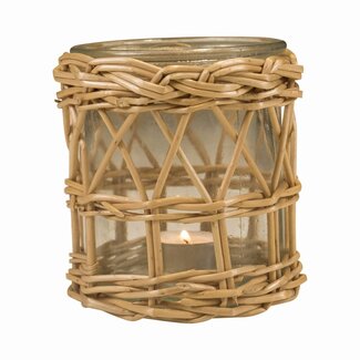 Mars & More rotan windlicht recht x 15cm