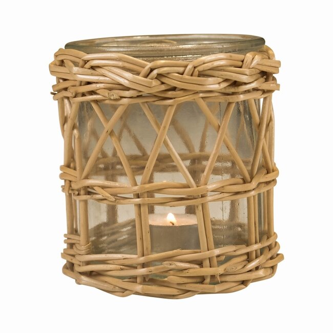 Mars & More rotan windlicht recht x 15cm