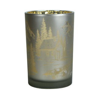 Mars & More Theelichthouder Chalet groot 18cm