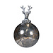 Mars & More decoratie bal hert antiek zilver 10cm