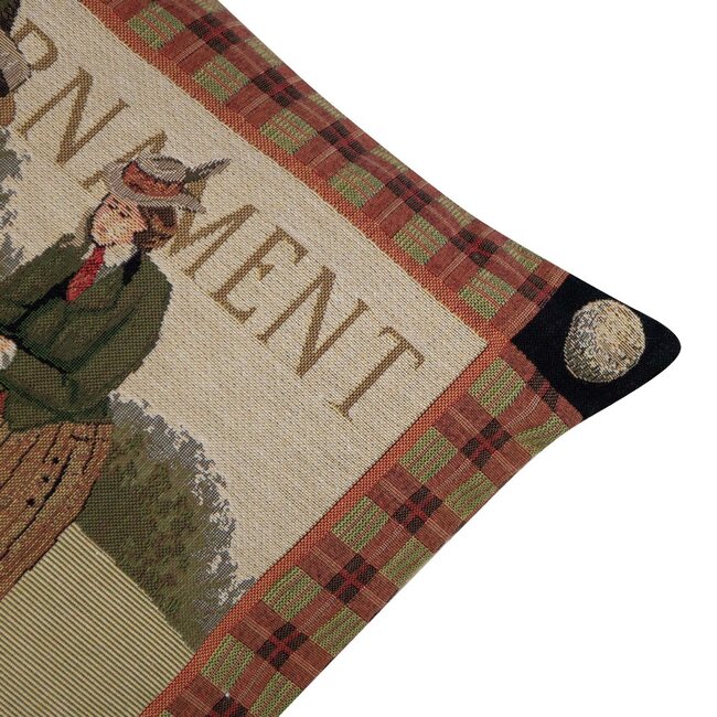 Mars & More gobelin kussen dames golf 45x45cm