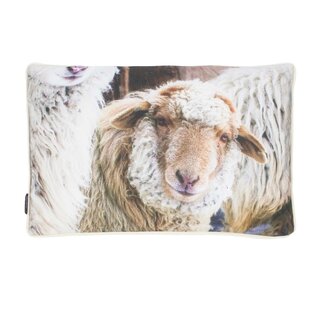Mars & More Schapen buitenkussen beige 40x60cm