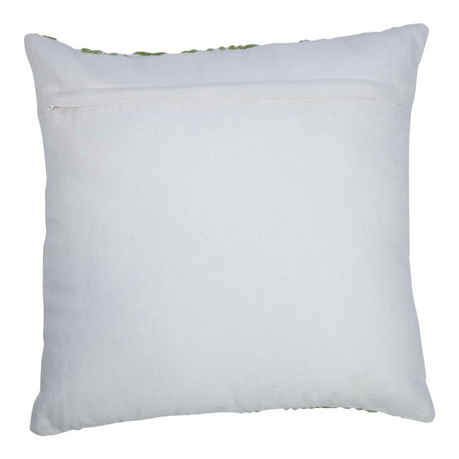 Mars & More Lilou Kussen bladeren groen 45x45cm