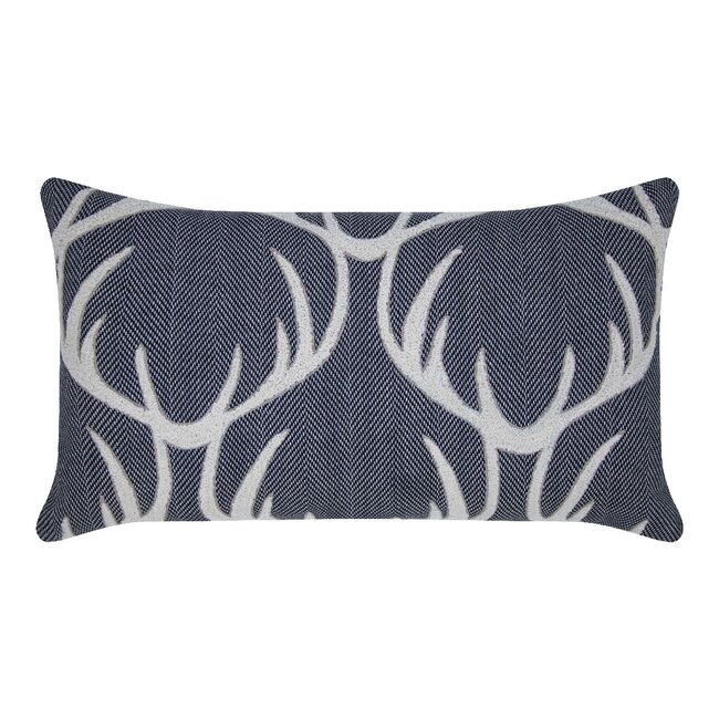 Mars & More Jonas Kussen gewei zwart 30x50cm