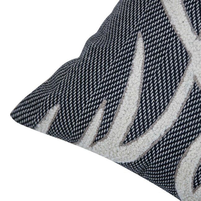 Mars & More Jonas Kussen gewei zwart 30x50cm