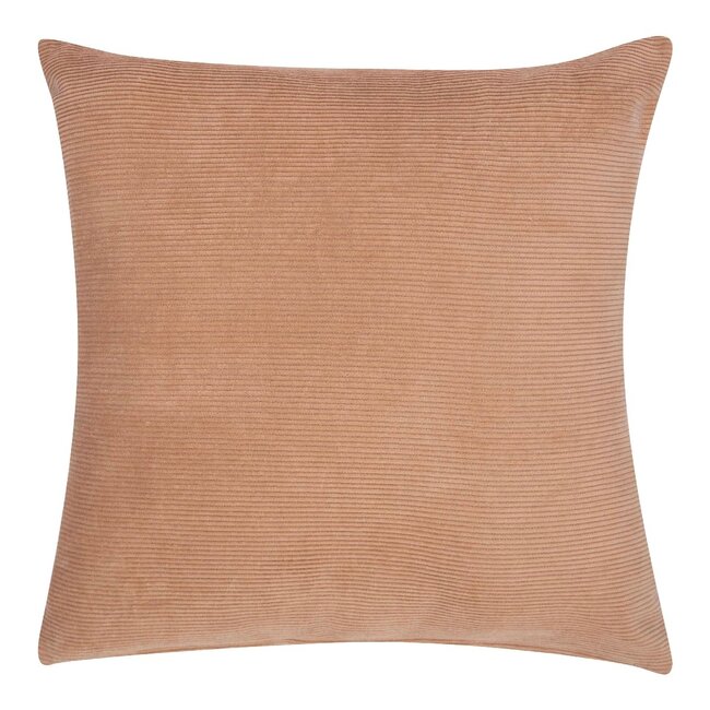 Linen & More Karla Kussen corduroy bruin 45x45cm