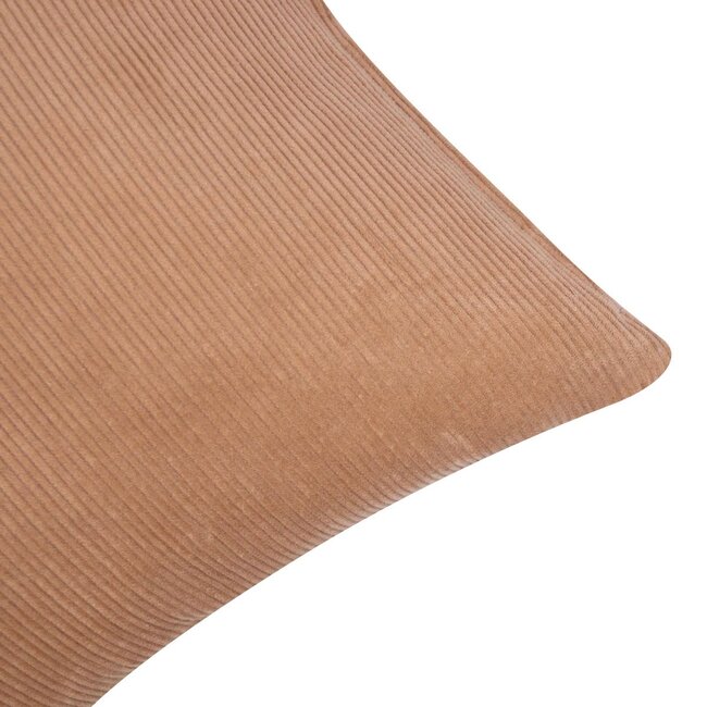 Linen & More Karla Kussen corduroy bruin 45x45cm