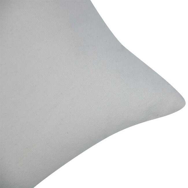 Linen & More Selma Kussen Eucalyptus wit 30x50cm