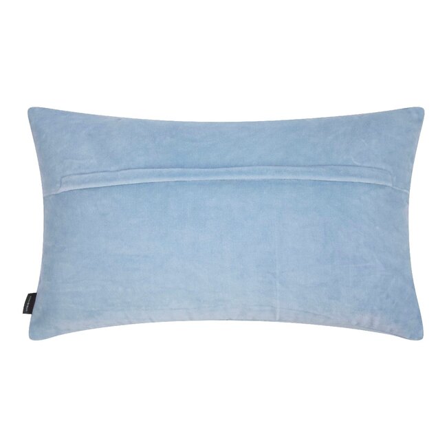 Linen & More Allium Kussen blauw 30x50cm