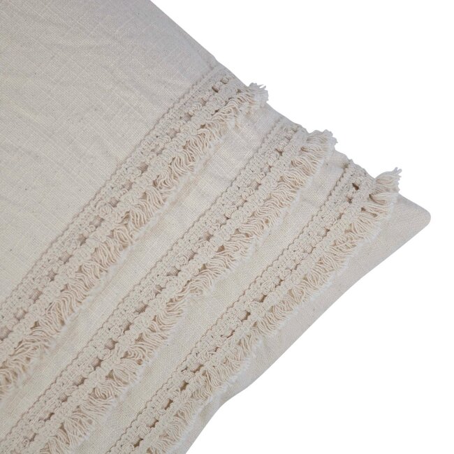 Linen & More Anette Kussen wit 45x45cm