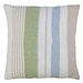 Linen & More Elton Kussen streep blauw groen 45x45cm