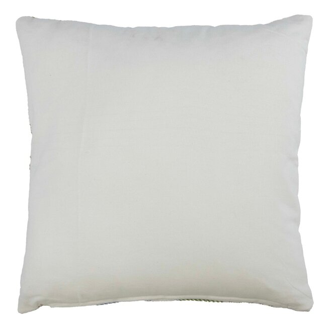 Linen & More Elton Kussen streep blauw groen 45x45cm