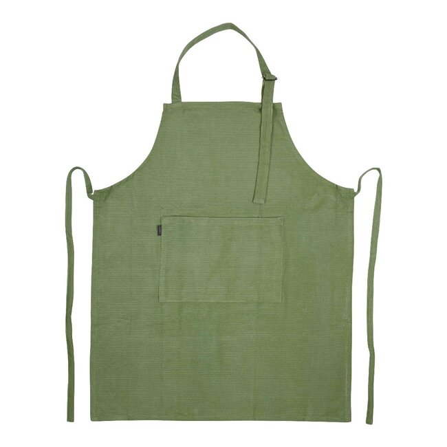 Linen & More Corduroy schort groen 75x90cm