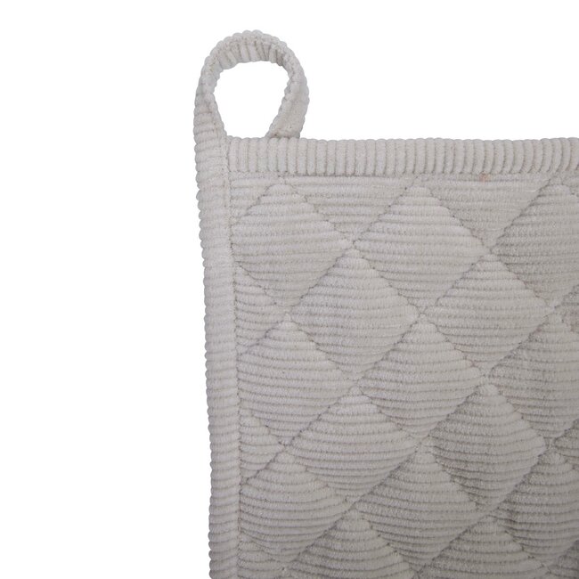 Linen & More Corduroy pannenlap beige 20x20cm