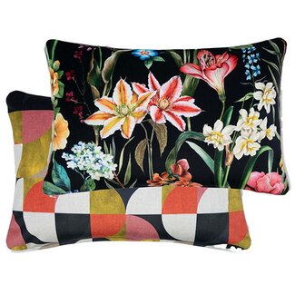 Mars & More Bray kussen zwart 30x50 cm