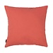 Linen & More Flannel coral red Cushion 45 cm x 45 cm
