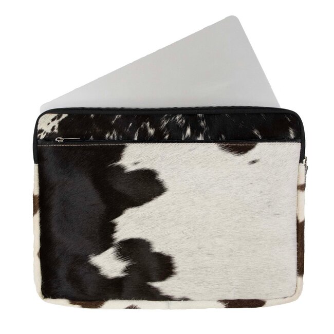 Mars & More laptophoes zwart 15inch 28,5x39cm (bos taurus taurus)