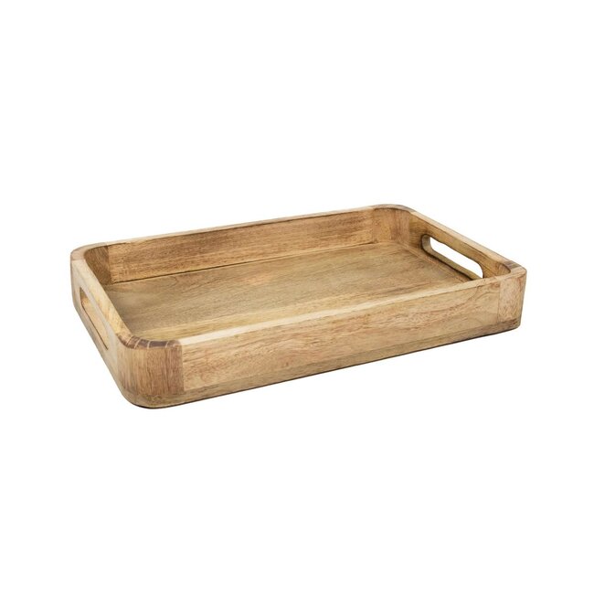 Mars & More dienblad mango hout rechthoek 45/40/35 x 35/27/23 x 4cm (set van 3)